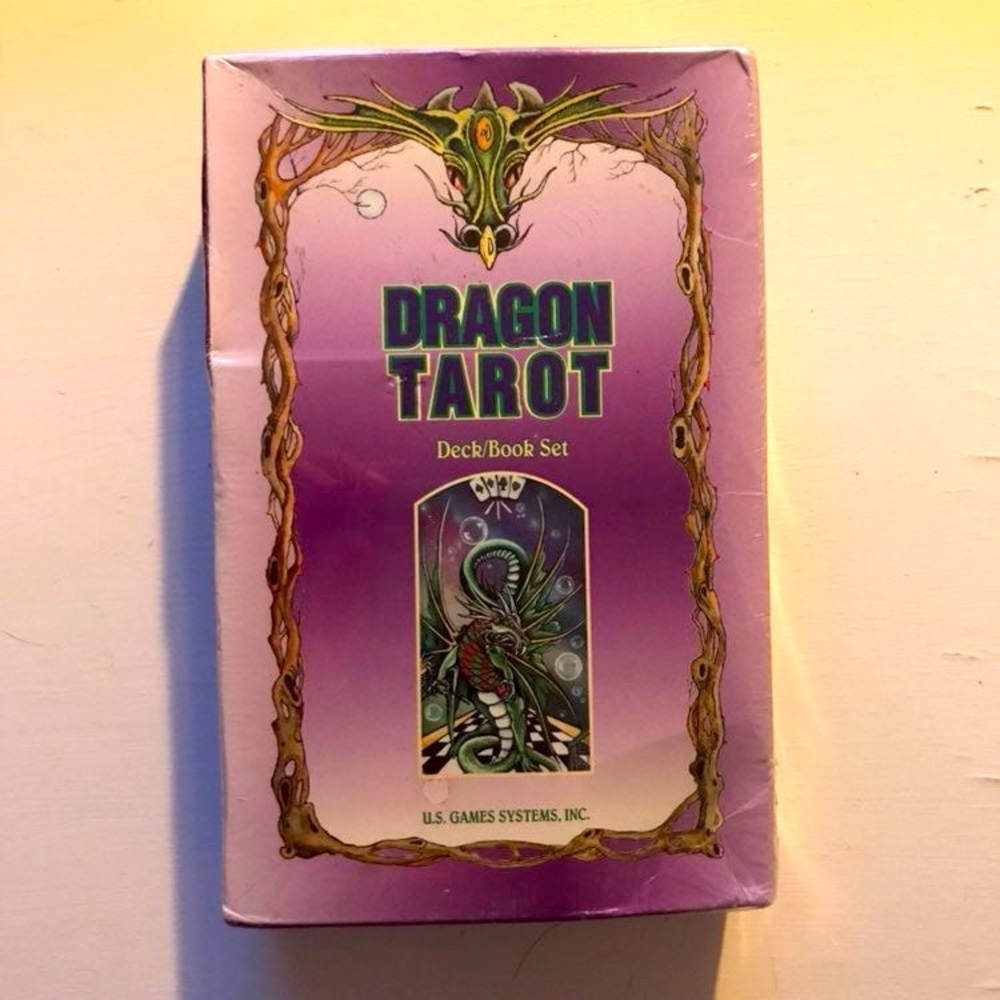 Vintage Dragon Tarot Deck and Book
